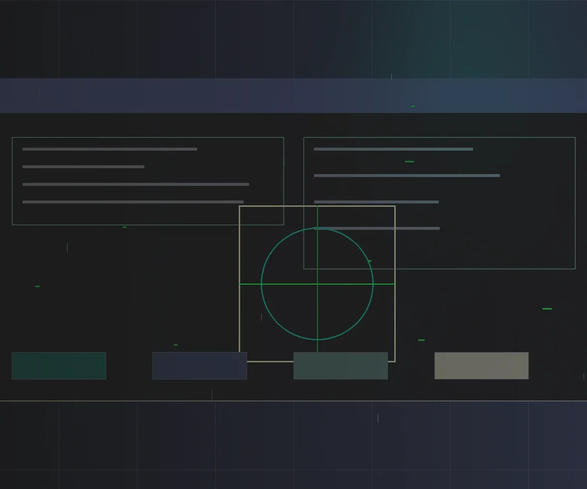 Abstract electronic interface representing ALIFY connected digital capabilities