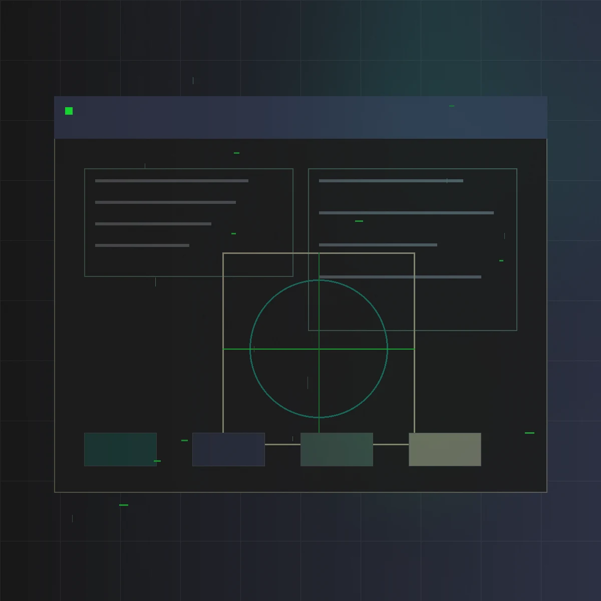 Digital commerce interface composition representing Shopify storefront development