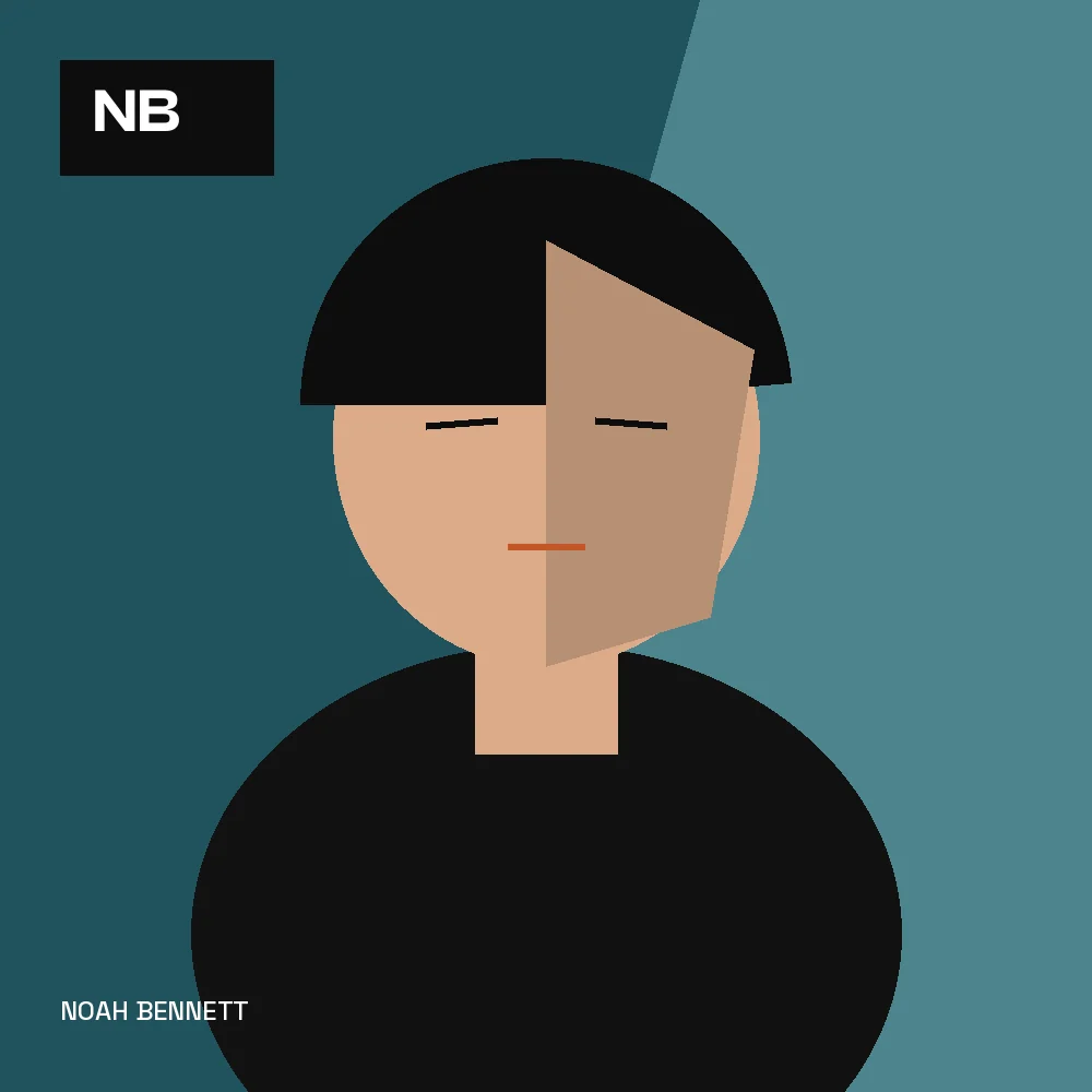 Original editorial portrait artwork for Noah Bennett